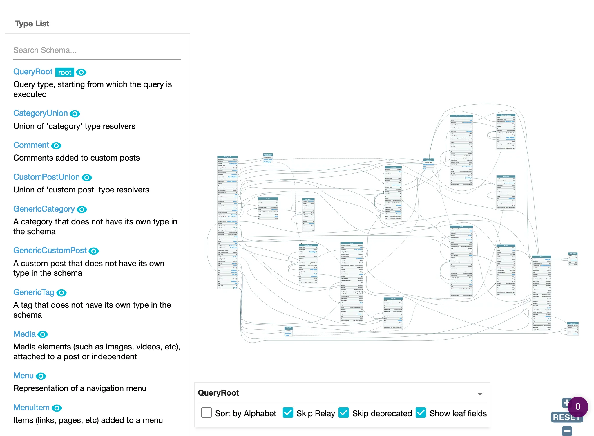 Single endpoint's Interactive Schema client