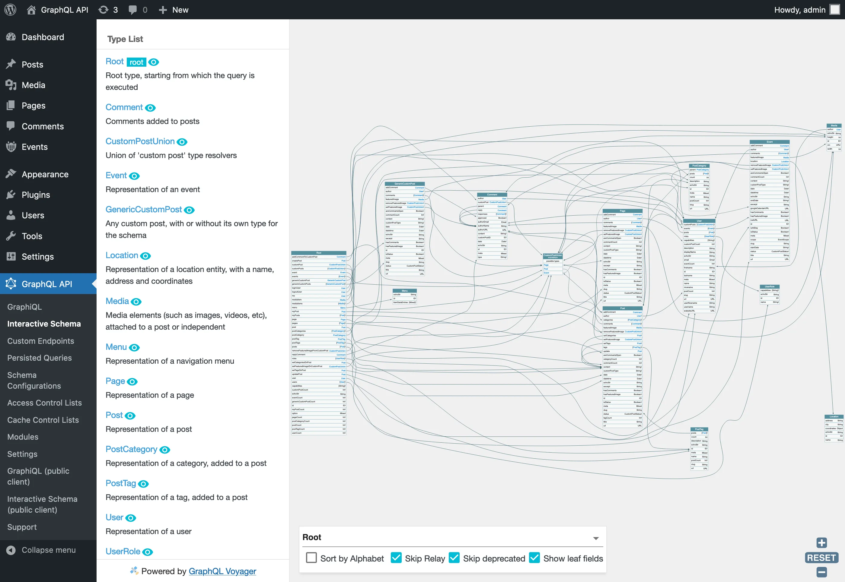 GraphQL schema